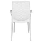 Alternate image 3 for LeisureMod Kent Outdoor Dining Arm Chair