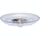 Alternate image 0 for CWP Heavy Gauge Footed Plastic Saucer, Clear, 10-Inch"