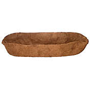 Grower Select Source Skill Coconut Arts Growers Select Forge Trough Shaped Coco Liner, 48-Inch