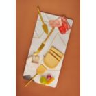 Alternate image 1 for GAURI KOHLI Moonlight Marble Serving Board With Knives