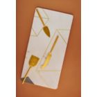 Alternate image 2 for GAURI KOHLI Moonlight Marble Serving Board With Knives