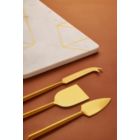 Alternate image 3 for GAURI KOHLI Moonlight Marble Serving Board With Knives