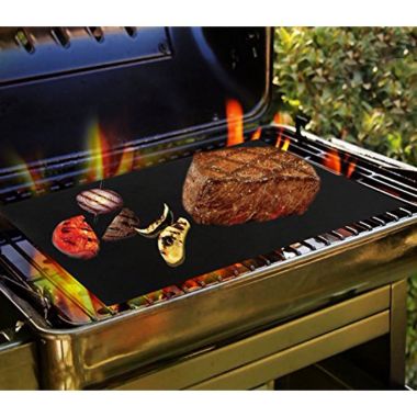 PBKay Set of 2 Non-Stick Reusable BBQ Grill Mat. View a larger version of this product image.