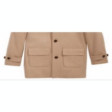 Ralph Lauren Big Boy's Plain Camel Coat Brown Size 8. View a larger version of this product image.