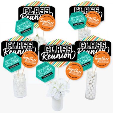 Big Dot of Happiness Still Got Class - High School Reunion Party  Centerpiece Sticks - Table Toppers - Set of 15 | Bed Bath & Beyond