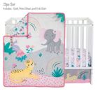 Alternate image 1 for Bedtime Originals Rainbow Jungle Elephant/Leopard 3-Piece Baby Crib Bedding Set