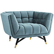 Modway Adept Upholstered Velvet Armchair (3060-SEA)