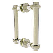 Allied Brass Contemporary 6 Inch Back to Back Shower Door Pull with Twisted Accent