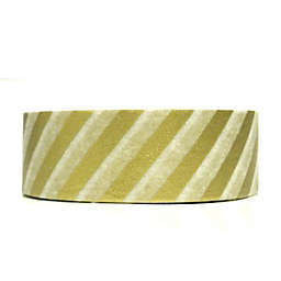 Wrapables Washi Masking Tape, Blue and Purple Group / Diagonal Gold