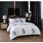 Alternate image 2 for Dolce Mela Home Decorative Duvet Cover Set, King Size 6 Piece Cotton Bedding, Lecce - Dolce Mela