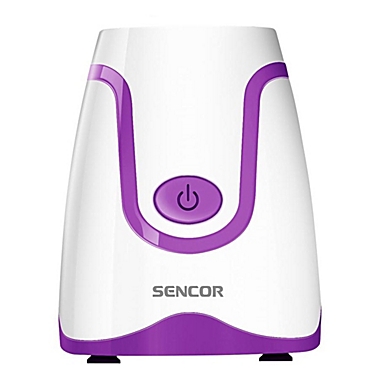 Sencor - Personal Blender with 0.6L Capacity + Coffee Grinder, 300W, Purple. View a larger version of this product image.