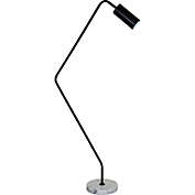 Signature Home Collection 63.5" Black and White Sculptural Angles Floor Lamp
