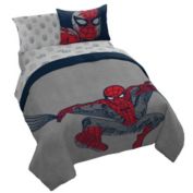 Saturday Park Marvel Spiderman Web Stripe 100% Organic Cotton Bed Set