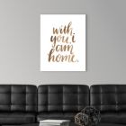 Alternate image 2 for Great Big Canvas "Loving You I"  Gold White Wrapped Canvas Print Wall Artwork