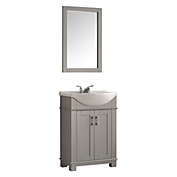 Fresca Hartford 24" Gray Traditional Bathroom Vanity- FVN2302GR-CMB