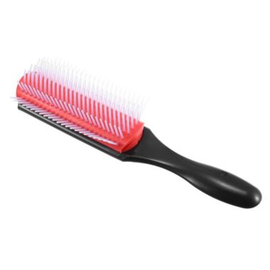 Unique Bargains 1 Pieces Detangling Brush, Styling Comb, for Curly Straight Wavy Hair, Barber Brush Tools, for Men and Women Black Red. View a larger version of this product image.