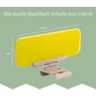 Alternate image 1 for Car Windshield Tac Sun Visor Night Anti-Glare 2 Pack- Zone Tech Premium Quality Universal Sunshade and Night Vision Anti-Dazzle Windshield Driving Visor (2 Pack)