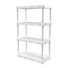 Alternate image 2 for Gracious Living 4-Shelf Ventilated Light Duty Storage Unit, White