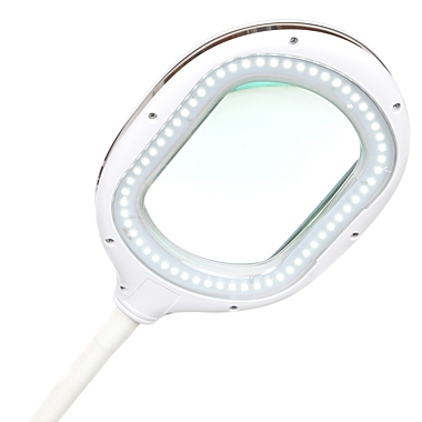 Lightview 3-in-1 LED Magnifying Lamp - 3 Diopter - White. View a larger version of this product image.