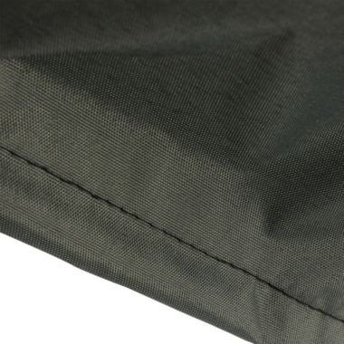 Summerset Shield Gold Accent 2-Layer Polyester Fabric Outdoor Table Square Cover - 26x26", Charcoal Grey. View a larger version of this product image.