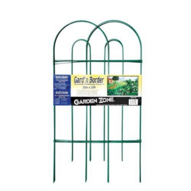 Garden Zone Origin Point 043210 Gard'n Border Round Folding Fence, Green, 32-Inch x 10-Feet. View a larger version of this product image.
