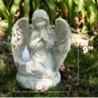 Alternate image 2 for Praying Angel Watching Over Us Solar Powered Led Outdoor Decor Garden Light