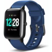 Letsfit Smartwatch Fitness Tracker with Heart Rate Monitor Activity Tracker with 1.3 Inch Touch Screen for iPhone and Android - ID205L -  Blue