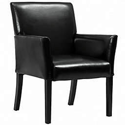 Costway Modern PU Leather Executive Arm Chair Sofa