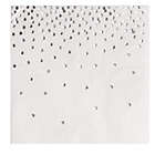 Alternate image 0 for Blue Panda 100 Pack Silver Foil Polka Dot Napkins, Foiled Confetti for Themed Party Supplies (5x5 In)