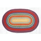 Alternate image 0 for Earth Rugs C-400 Rainbow 1 Oval Braided Rug 20 x 30 inch