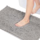 Alternate image 0 for Vicyak Chenille Bathroom Rug 20 inc*32 In，Grey