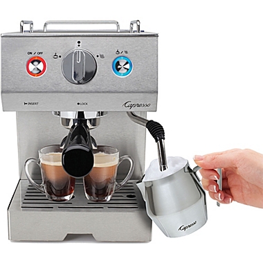Capresso Cafe Select Espresso Maker - Silver. View a larger version of this product image.