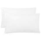 Alternate image 0 for PiccoCasa Set of 2 Brushed Microfiber Zipper Embroidery Pillowcases, 110 gsm Classic Soft Pillow Covers in Home, White King