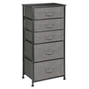 mDesign Vertical Dresser Storage Tower with 5 Drawers