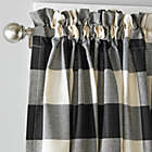 Alternate image 3 for Saturday Knight Ltd Grandin Classic Tailored Woven Window Panel - 40x84", Black