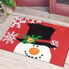 Alternate image 1 for Homefires Rugs 1.5' x 2.5' Vibrant Snowman Designed Rectangular Polyester Area Throw Rug