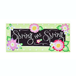 Evergreen Spring Has Sprung Sassafras Indoor Outdoor Switch Doormat 1'10