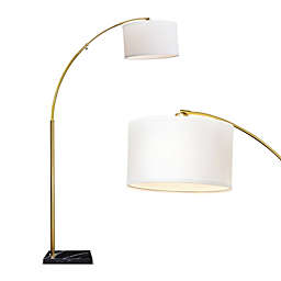 Logan LED Floor Lamp - Brass
