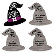 Big Dot of Happiness Drink If Game - Happy Halloween - Witch Party Game - 24 Count