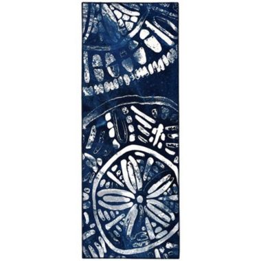 Homefires Decorative Indoor/Outdoor Accent Rug Sea Batik - 21" X 54". View a larger version of this product image.