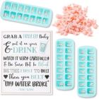 Alternate image 0 for Blue Panda My Water Broke Baby Shower Game with 60 1-Inch Mini Plastic Babies, Girls and Boys, Includes 3 Ice Cube Trays and 1 Sign, for Expecting Mothers and Parents (Turquoise)
