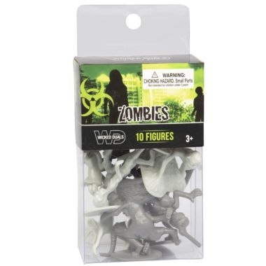 SCS Direct Wicked Duals Mini Zombie Figures Playset 10 pc Toy Collection - Unique Sculpted Zombie Action Figures for Party Favors, Dioramas, Decorations and More!. View a larger version of this product image.