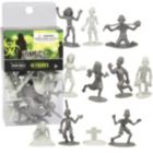 Alternate image 1 for SCS Direct Wicked Duals Mini Zombie Figures Playset 10 pc Toy Collection - Unique Sculpted Zombie Action Figures for Party Favors, Dioramas, Decorations and More!