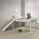 Alternate image 0 for Donco Kids Low Loft Bed/Slide/Slats Grey White - White