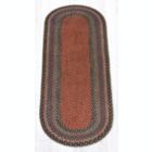 Alternate image 0 for Earth Rugs C-43 Burgundy / Blue / Gray Oval Braided Rug 2 Feet X 6 Feet