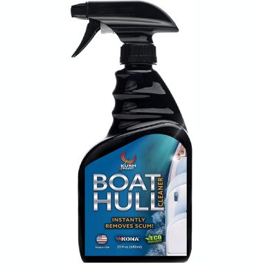 Kona Safe/Clean Boat Hull Cleaner - Gel Spray Quickly Removes Stains, Scum & Grime on Fiberglass & Painted Boat Hulls - 23 oz Kush Paint Co. View a larger version of this product image.