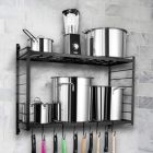 Alternate image 3 for Inq Boutique 2-Tiered Wall Mounted Pot Rack