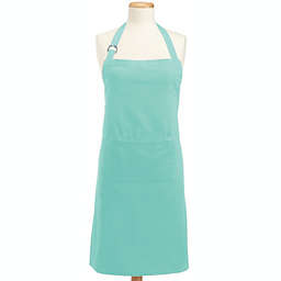 Contemporary Home Living 32' x 28' Light Blue Colored Adjustable Chefs Apron