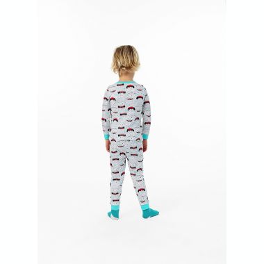 Sleep On It Infant/Toddler Boys Wacky Monster Snug Fit 2-Piece Pajama Sleep Set With Matching Socks. View a larger version of this product image.