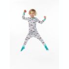 Alternate image 3 for Sleep On It Infant/Toddler Boys Wacky Monster Snug Fit 2-Piece Pajama Sleep Set With Matching Socks